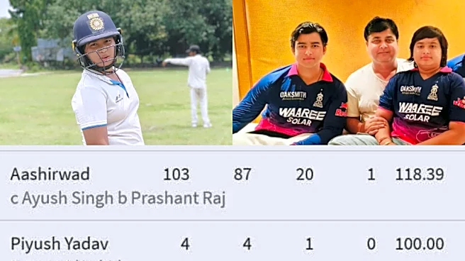 Vaibhav Sooryavanshi’s younger brother Aashirwad smashes stunning century in Bihar practice match