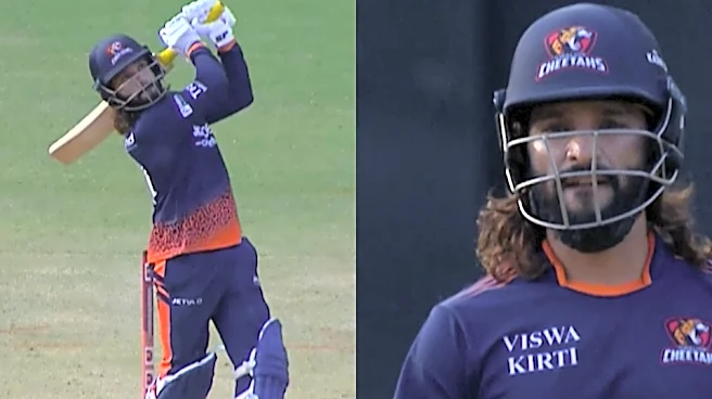 [WATCH] Rajat Patidar's monstrous six goes out of Holkar Stadium