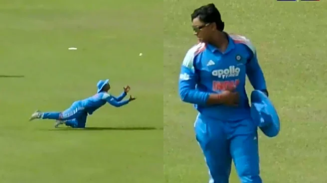[WATCH] Tri-Nation Series 2026: Vaibhav Sooryavanshi pulls off sensational rebound catch in India A's win over Afghanistan A