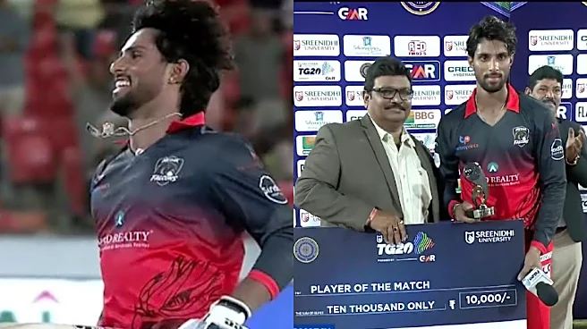 Tilak Varma scores stunning century in Telangana T20 days after leading India A to Tri-Nation Series title