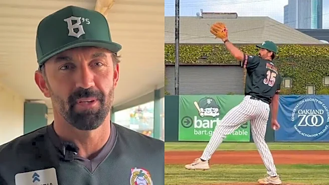 Former England World Cup-winner Liam Plunkett makes his professional baseball debut