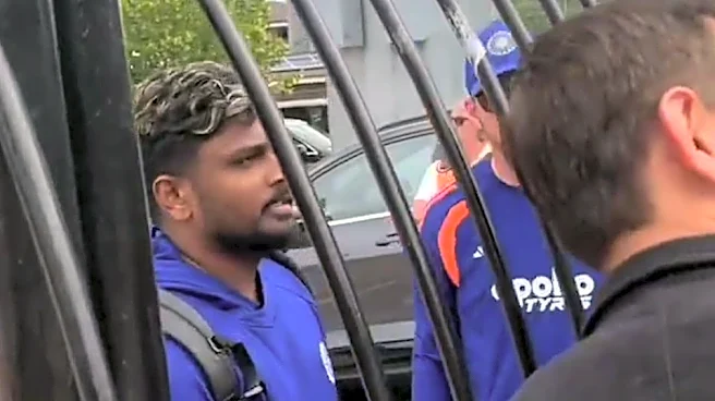 [Watch] Sanju Samson meets fans in England ahead of 1st T20I, melts hearts with his kindness