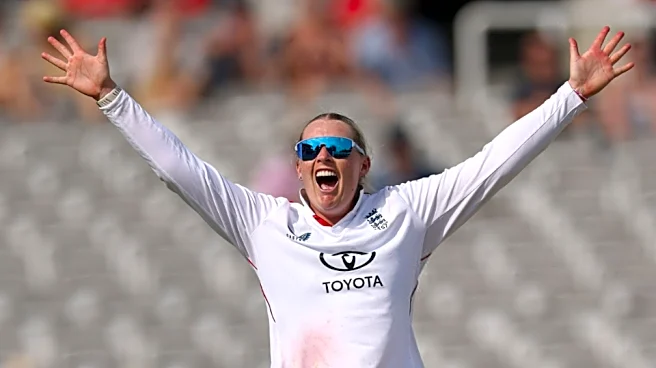 Sophie Ecclestone becomes England's leading wicket-taker during historic Test vs India