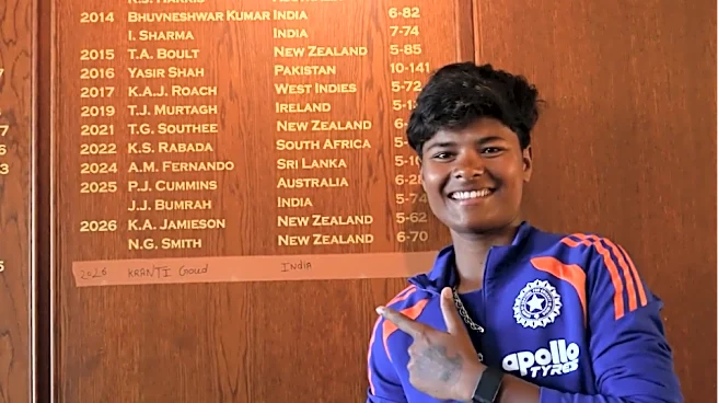 WATCH: Kranti Goud becomes first female cricketer to feature on Lord's Honours Board