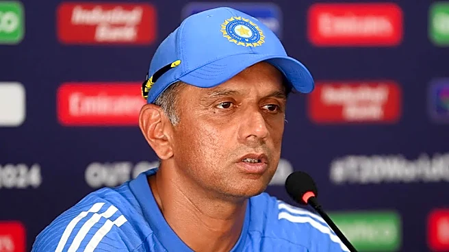Rahul Dravid set to take over as England's Test head coach after Brendon McCullum's departure
