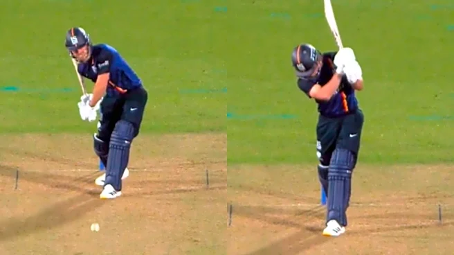 [WATCH] Dewald Brevis smashes outrageous no-look six during London Spirit's successful chase against MI London in The Hundred 2026
