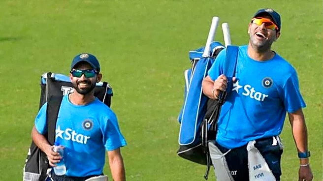 ‘Thank you for some outstanding Australian memories’ - Yuvraj Singh and Irfan Pathan pay heartfelt tribute after Ajinkya Rahane announces retiremen...