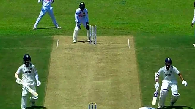 [WATCH] Horrible mix-up leads to Yashasvi Jaiswal run out in Galle Test