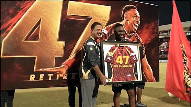 Trinbago Knight Riders retire Dwayne Bravo's iconic No. 47 jersey