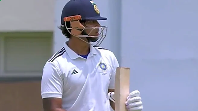 Vaibhav Sooryavanshi becomes youngest to score half-century in Duleep Trophy, falls eight short of breaking Sachin Tendulkar's record