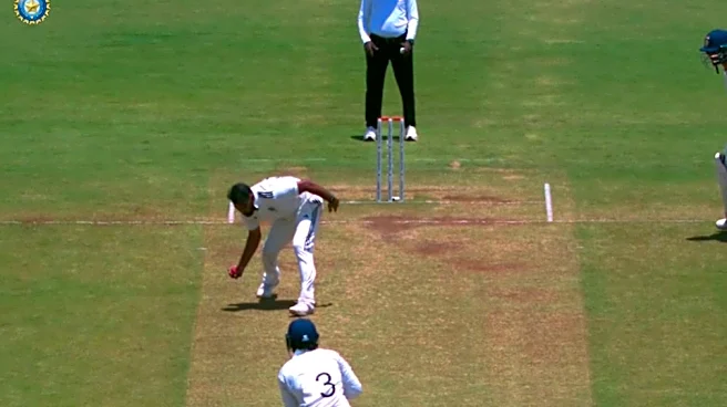 WATCH: Mohammed Shami takes stunning low catch off his own bowling to dismiss Harsh Dubey