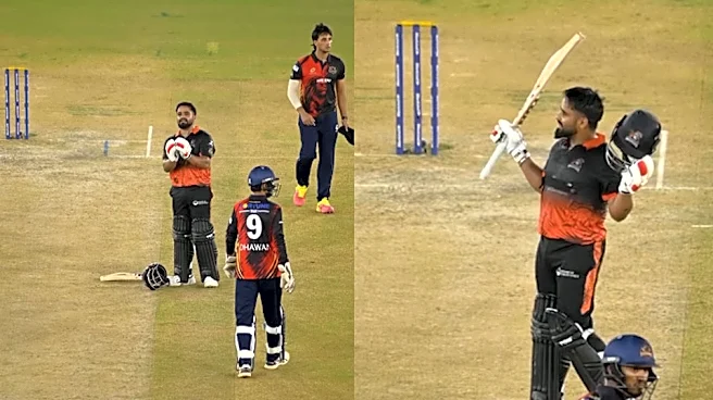 Prabhsimran Singh's 125 off 47 balls powers Jalandhar Warriors to stunning chase of 265 in 16.5 overs