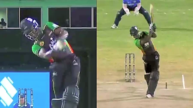 [Watch] Andre Fletcher's no-look six off Matthew Forde enthrals fans in CPL 2026