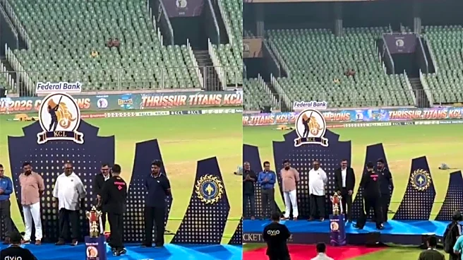 [WATCH] Sreesanth, Samson avoid handshakes during KCL 2026 final
