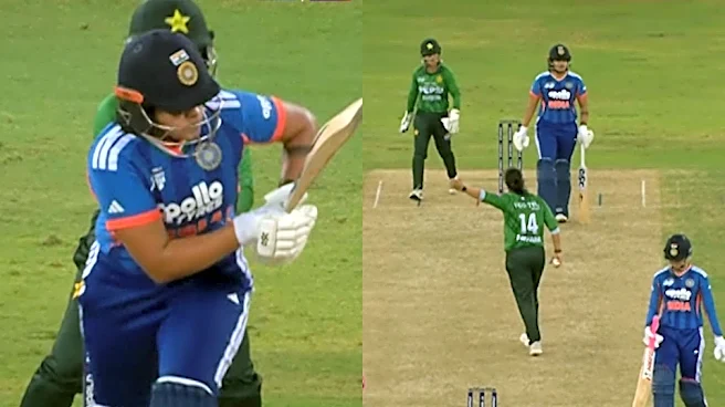 [Watch] Fatima Sana's fiery send-off to Shafali Verma irks commentator Vivek Razdan in Women's Asia Cup 2026