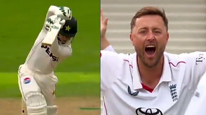 [Watch] Ollie Robinson picks up 100th Test wicket to give England first breakthrough in 3rd Test