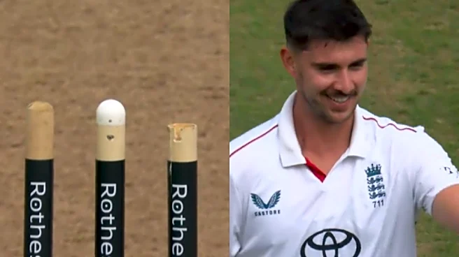 [Watch] Josh Tongue wrecks off-stump with pinpoint yorker to dismiss Mohammad Imran Randhawa on debut in 3rd ENG vs PAK Test