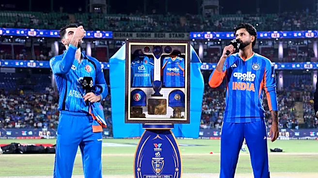 Afghanistan vs India first T20I toss sees memento exchange at Arun Jaitley Stadium