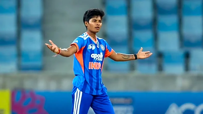 Kranti Gaud fined 10% of match fee for send-off during Women's T20 Asia Cup final
