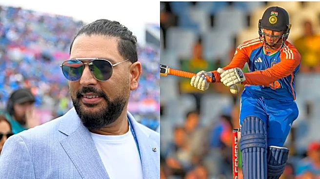 'Let the bat do the talking' - Yuvraj Singh lauds mentee Abhishek Sharma after record-breaking ton in 3rd T20I