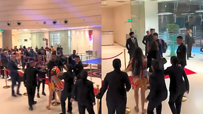 [WATCH] Fan girl causes mayhem in hotel lobby to click photo with Abhishek Sharma after AFG vs IND 3rd T20I