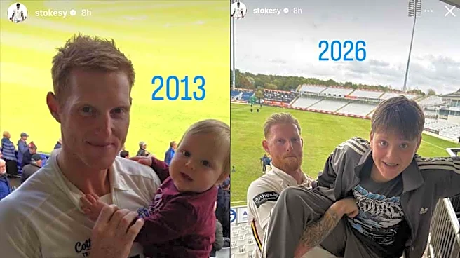 Ben Stokes shares throwback showing son Layton's 13-year transformation
