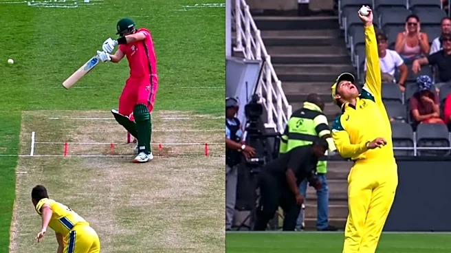 [Watch] Cooper Connolly takes a one-handed stunner to dismiss Aiden Markram first ball in 2nd ODI
