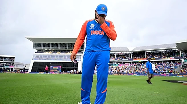 [WATCH] Rohit Sharma slips while getting off team bus after India's win over West Indies