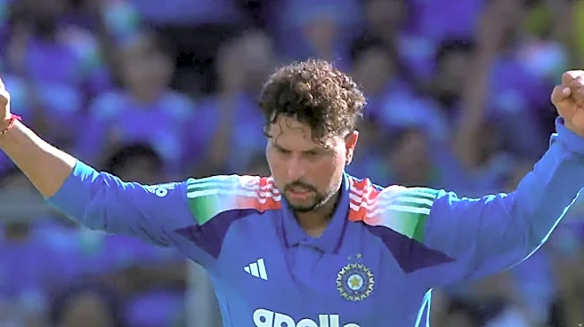 Kuldeep Yadav completes 200 ODI wickets, breaks several records