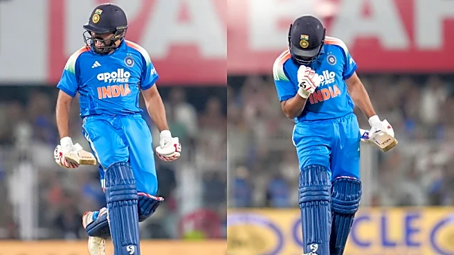 WATCH: Rohit Sharma celebrates in jubilation during Guwahati ODI