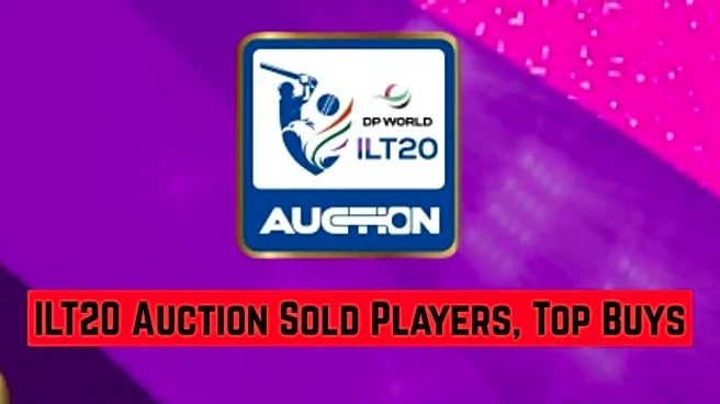 ILT20 Auction Sold Players; Full List of Players Bought in Auction, Top Buys, Squads of All Six Teams