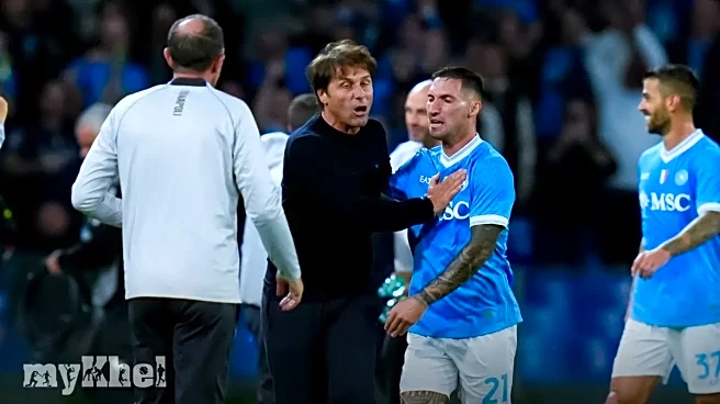 Antonio Conte And Cristian Chivu Engage In Heated Exchange Following Napoli's Win Over Inter