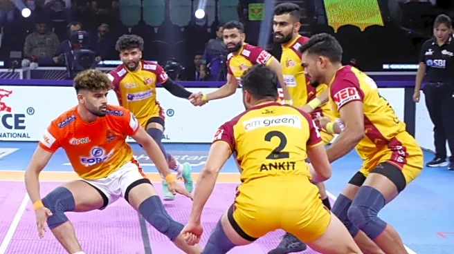 PKL 2025: Puneri Paltan fight off resilient Telugu Titans, set up final clash against Dabang Delhi