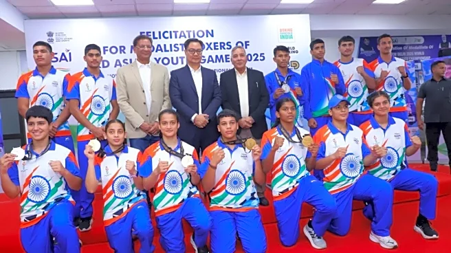 Boxing Federation of India Felicitates Young Indian Boxers after Asian Youth Games Heroics