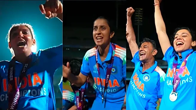 Rahega Sabse Upar, Humara Tiranga: India Women's Reveal, Sing Team Anthem after World Cup Triumph; Check Lyrics, Backstory