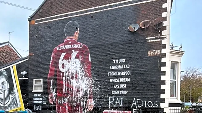 Who have vandalized Trent Alexander-Arnold Mural before Liverpool vs Real Madrid Champions League Match?