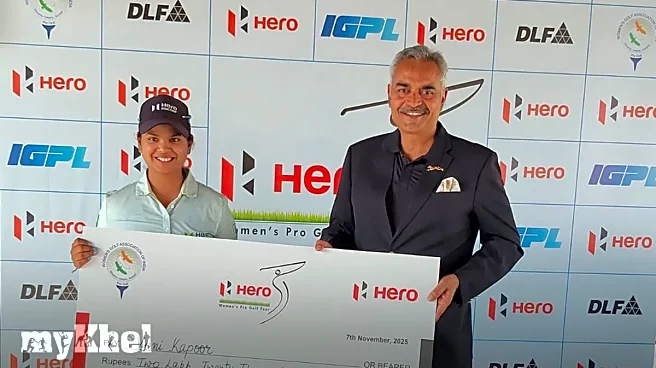 Vani Kapoor's Hat-Trick Of Birdies Secures Fifth Title At Hero Women's Pro Golf Tour