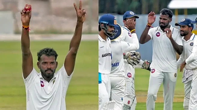 Ranji Trophy: Kerala's Nidheesh MD shatters Saurashtra with 5-wicket haul in First Session