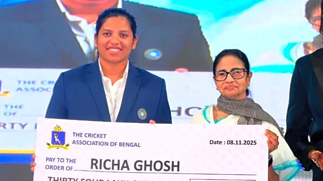 Richa Ghosh to have Stadium named after her: West Bengal Chief Minister Mamata Banerjee