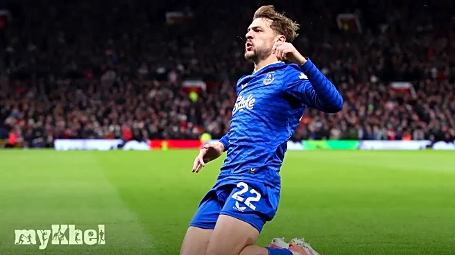 Everton Triumphs Over Manchester United With Dewsbury-Hall's Stunning Goal Despite Red Card