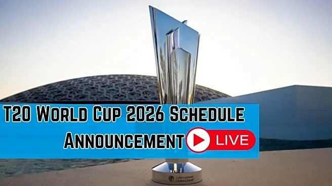 T20 World Cup 2026 Schedule Announcement LIVE Updates: ICC to Reveal Matches Today, India vs Pakistan in Focus