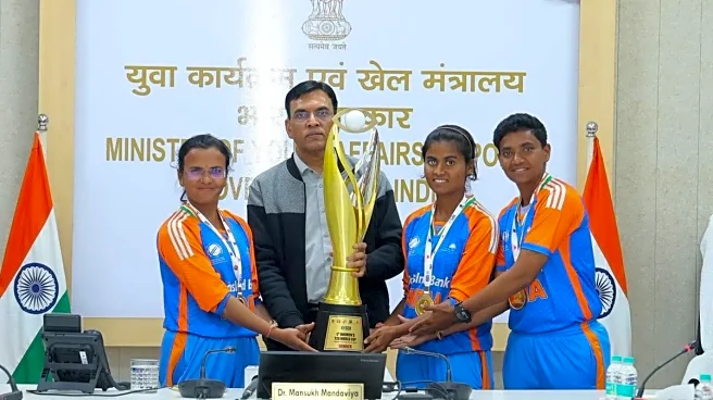 Mansukh Mandaviya Hails Indian Women's Blind Cricket Team's World Cup Triumph
