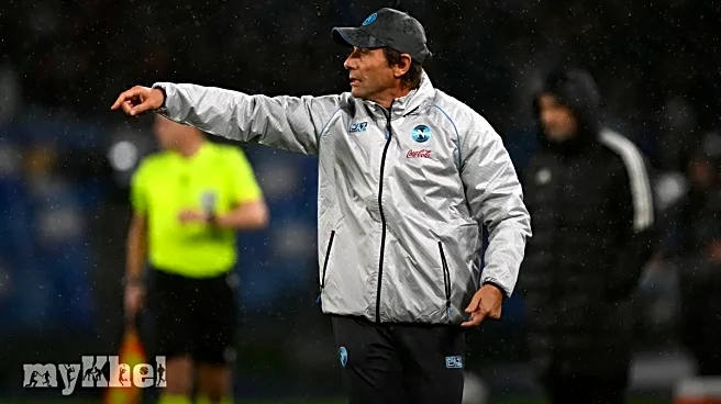 Antonio Conte Celebrates Napoli's Special Evening Honouring Maradona With Victory Over Qarabag