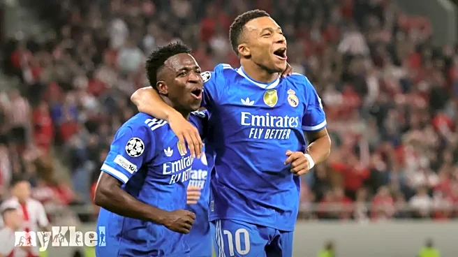 Kylian Mbappe Scores Four Goals In Real Madrid's Dramatic 4-3 Win Against Olympiacos