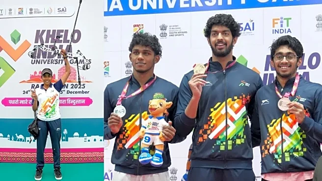 KIUG Rajasthan 2025 Day 5 Highlights & Medal Tally: Aditi Swami Wins Archery Gold, Jain University Tops Swimming