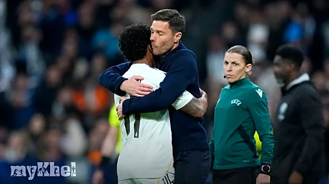 Rodrygo Emphasises Team Unity By Hugging Xabi Alonso After Goal Against Manchester City