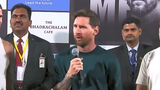 Lionel Messi gives Speech in Hyderabad, gets Felicitated by Telangana CM Revanth Reddy! Here's What he Said