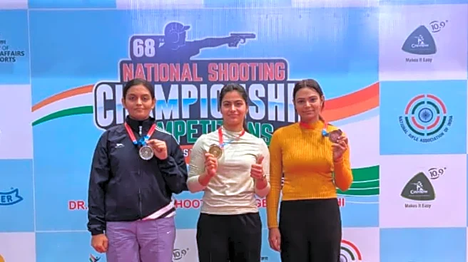Manu Bhaker Tops Senior Field, Simranpreet Brar Shines in Junior Event at National Shooting Championships