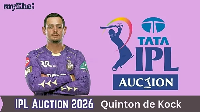 IPL Auction 2026: When will Quinton de Kock arrive for Bidding at Mini Auction Today?