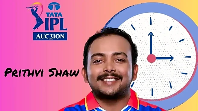 IPL 2026 Auction: When will Prithvi Shaw arrive in the Mini Auction Today? Check Timing, Base Price, Set Number